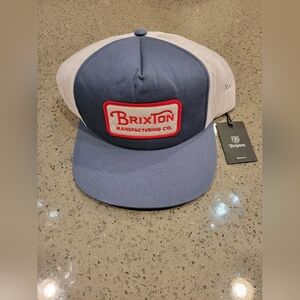 Brand New Brixton Grade Mesh Hat, Washed Navy